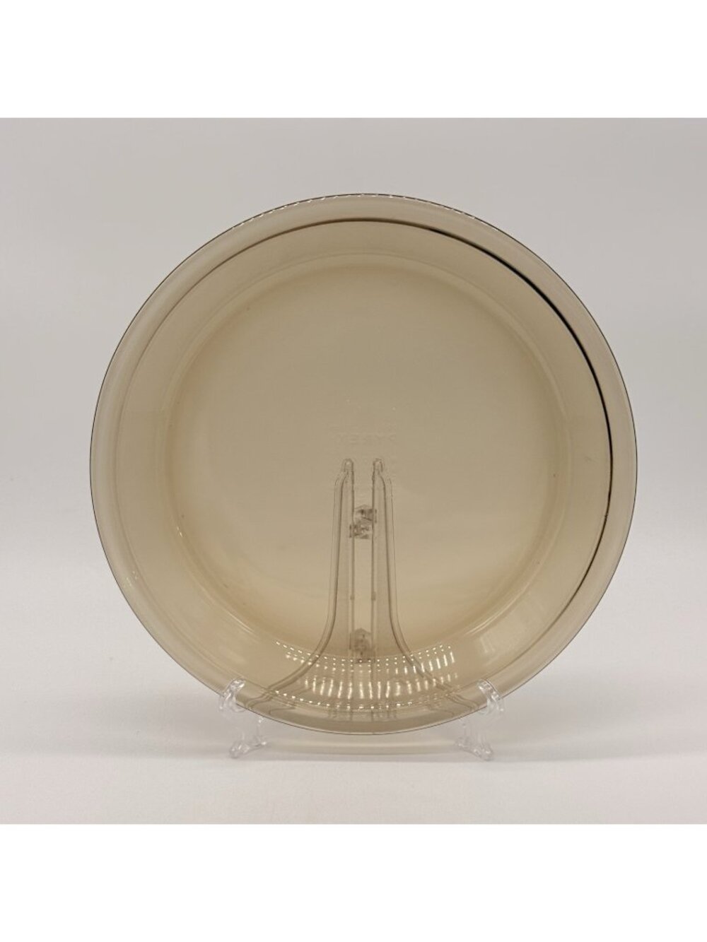 PYREX #209 Amber Glass Light Brown Pie Plate Dish 10” Vintage Kitchen Bakeware